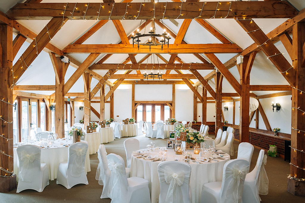 With its neutral colour scheme and oak beams Sandhole Oak Barn lends itself to any theme but less is definitely more in terms of decoration