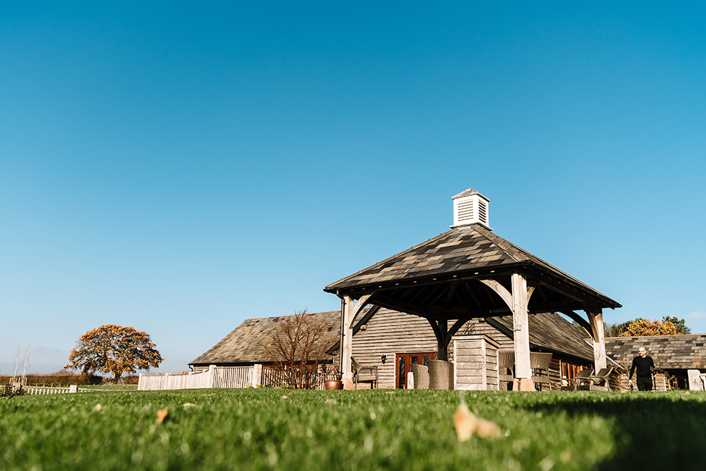 Lisa and Adam's Romantic Autumn Wedding at Sandhole Oak Barn
