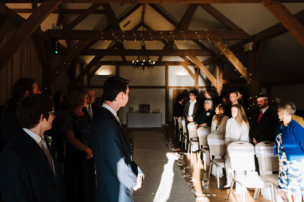Lisa and Adam's Romantic Autumn Wedding at Sandhole Oak Barn