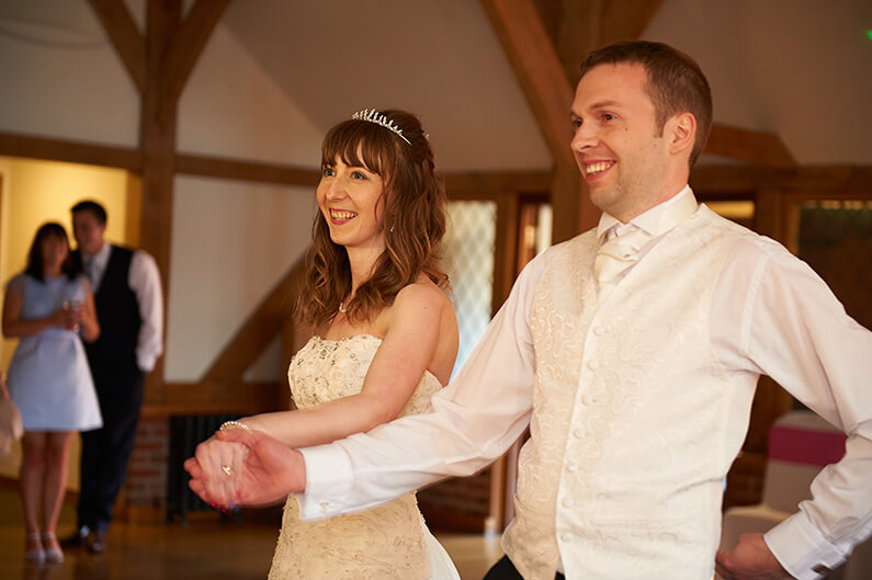 Alex and Tracy's fun first dance