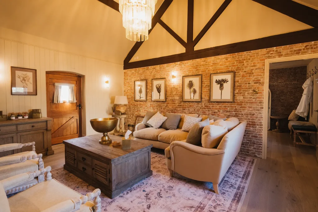 sandhole oak barn granary cottage lounge area